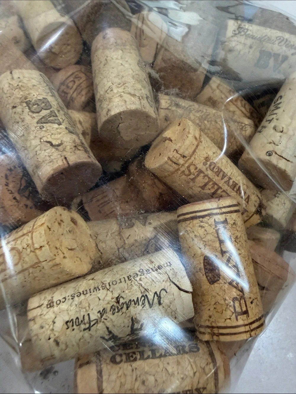 Natural Cork Wine Bottle Stoppers - Bulk Pack 100 count